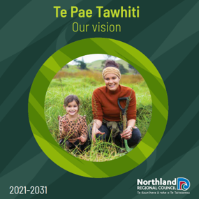 Cover of Te Pae Tawhiti - Our Vision document.