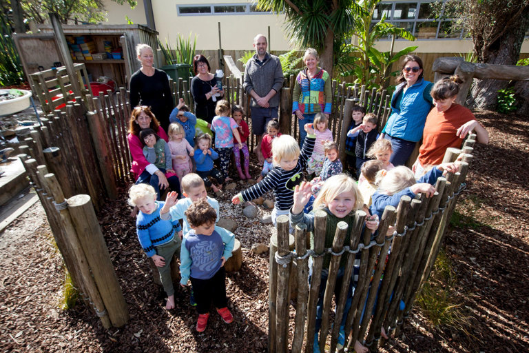 In the māra hūpara  traditional Māori playground