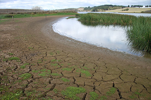 Dry lake bed