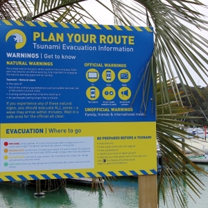 Tsunami Information Board Tutukaka Boat Ramp (400)