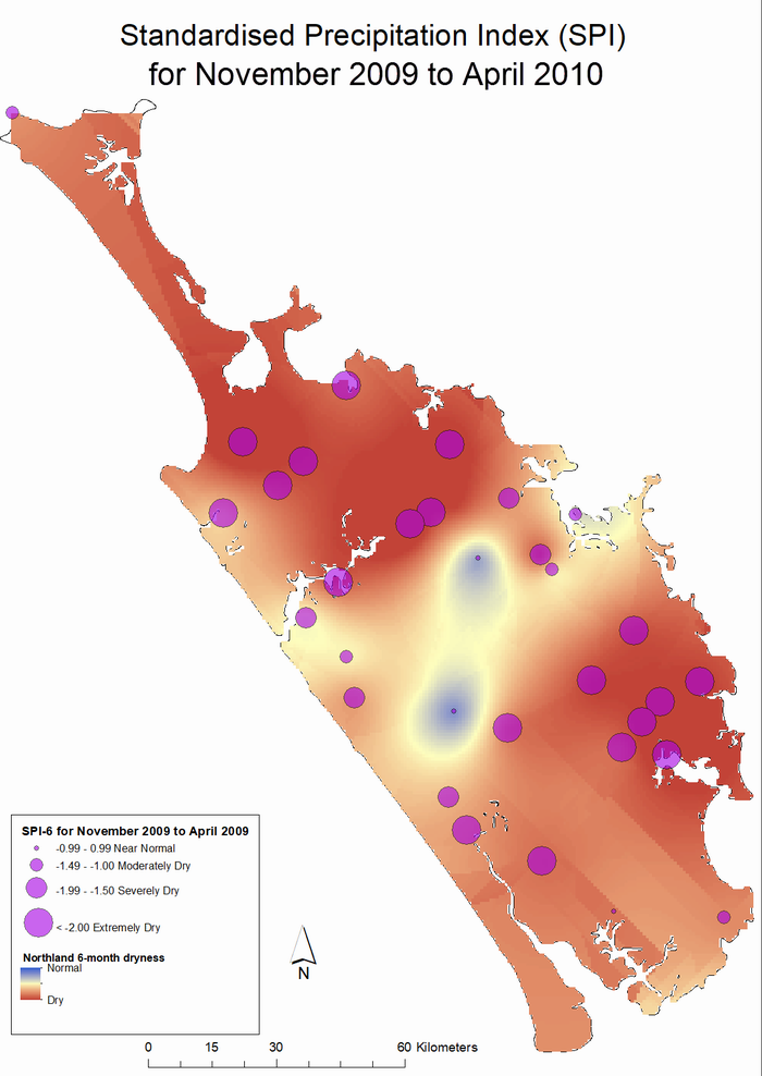 SPI Map November 2009-April 2010.