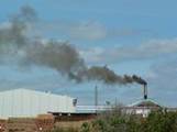 Smoke from a factory chimmney.