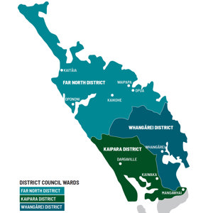 Map Of Norhtland Districts  S 