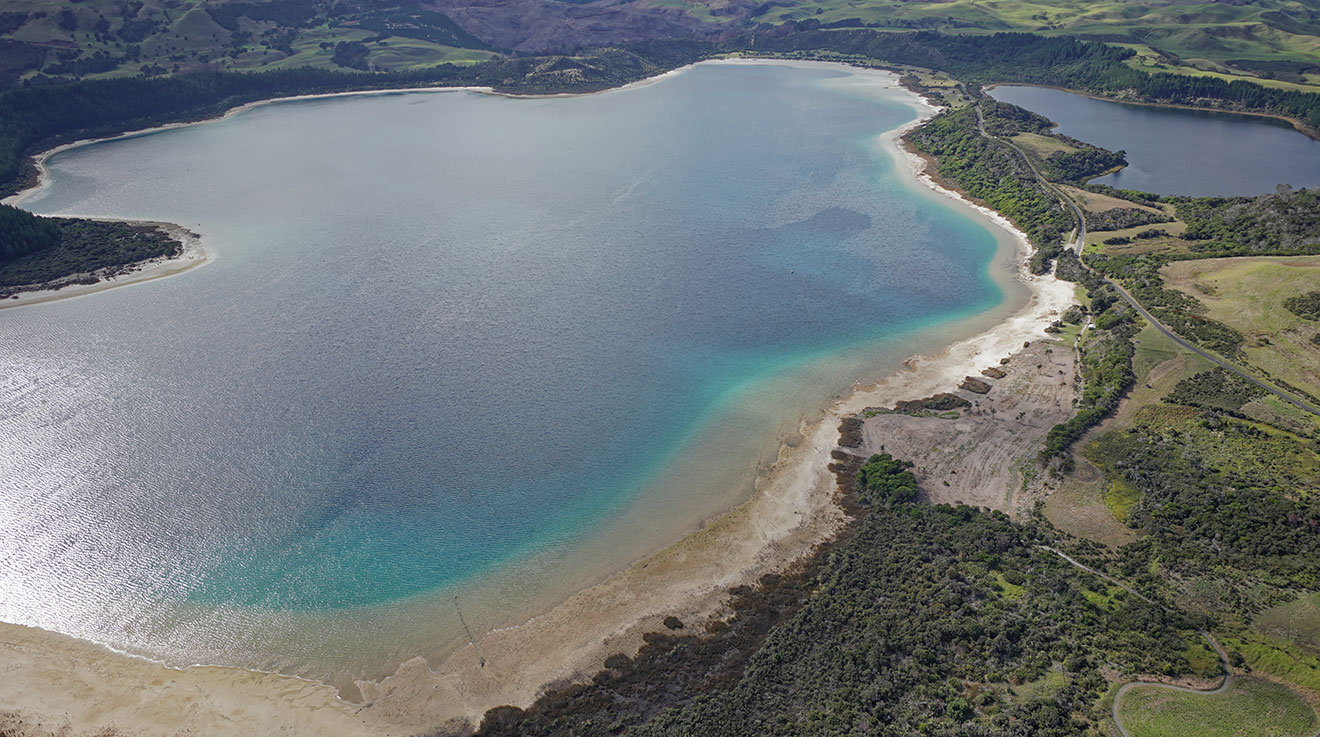 Lake Taharoa.