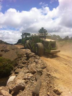 Kaeo floodworks.