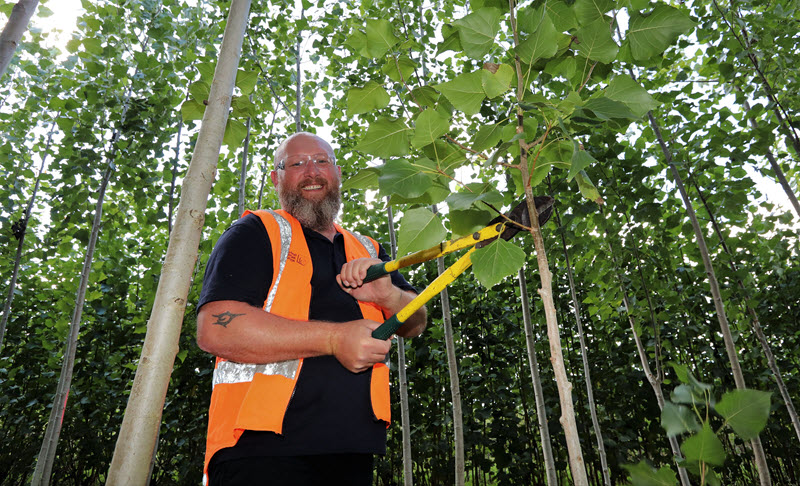 New Nursery Coordinator Matthew Mabbitt at the NRC’s Mata nursery.  Mr Mabbitt is one of a number of new land management staff hired under the council’s 2018-28 Long Term Plan, which has an increased emphasis on water quality and soil conservation.