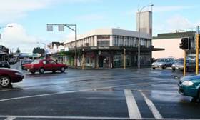 Intersection in Whangarei.