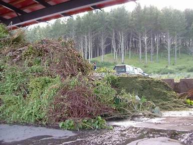 Greenwaste recycling facility.