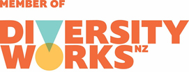 Member of Diversity Works NZ logo.