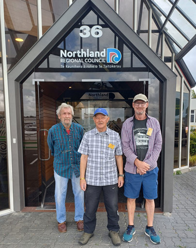 Jon Borrette  Chris Grbin  Andrew Westenberg  L R  From Whangārei Mens Shed 1200 Crop