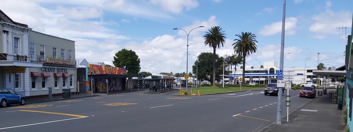 Whangārei's Rose Street bus terminal. (Photo: Whangarei District Council).