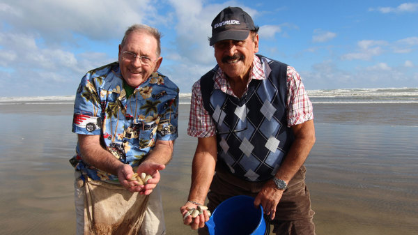 Monty Knight and Dover Samuels at Te Oneroha A Tohe