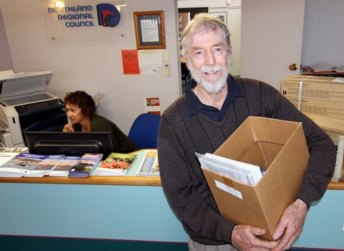 Gary Treadgold, regional council Area Manager Dargaville. 