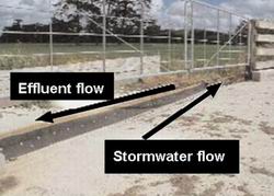 Feedpad water diversion method.