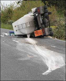 Sulphuric acid spill at Tokatoka.