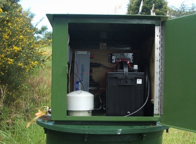 Groundwater recorder at Coopers Beach. 