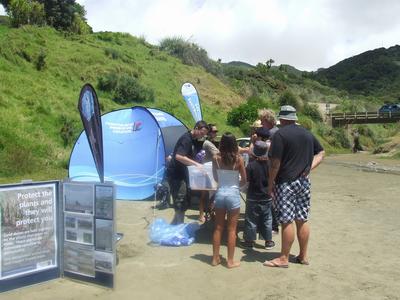 Information day at Ahipara.