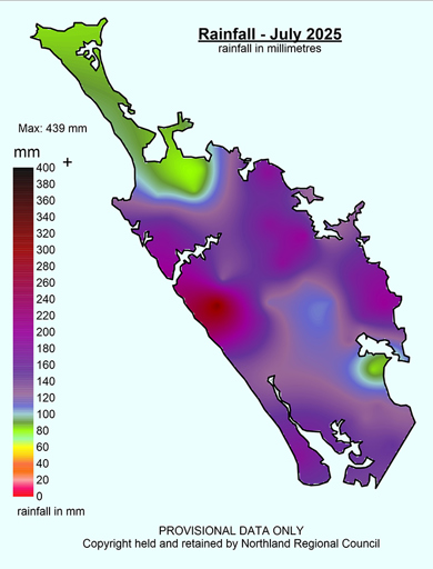 Fig 1 Rainfall In Mm July 2025