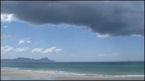 Thunderstorm activity on Northland's East coast.