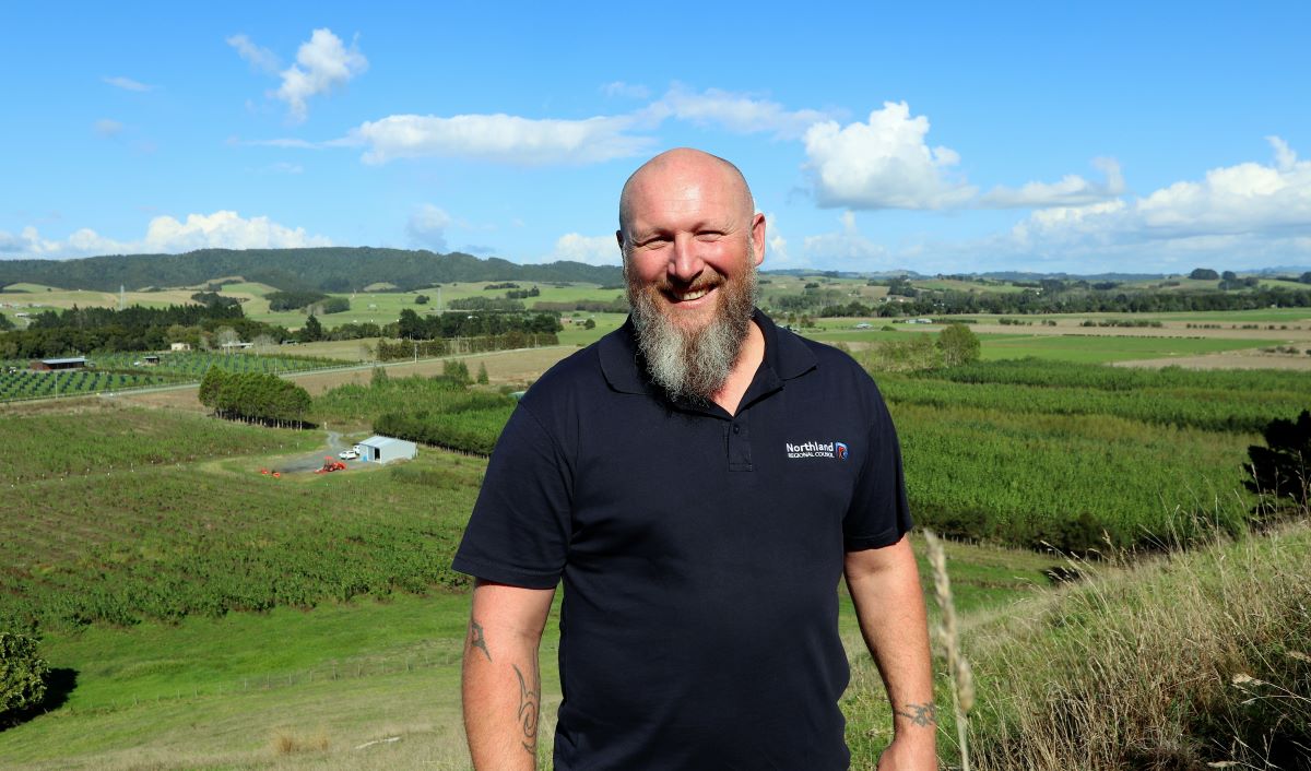 Matthew Mabbitt at the NRC’s Mata nursery.