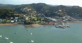 View of Paihia waterfront.