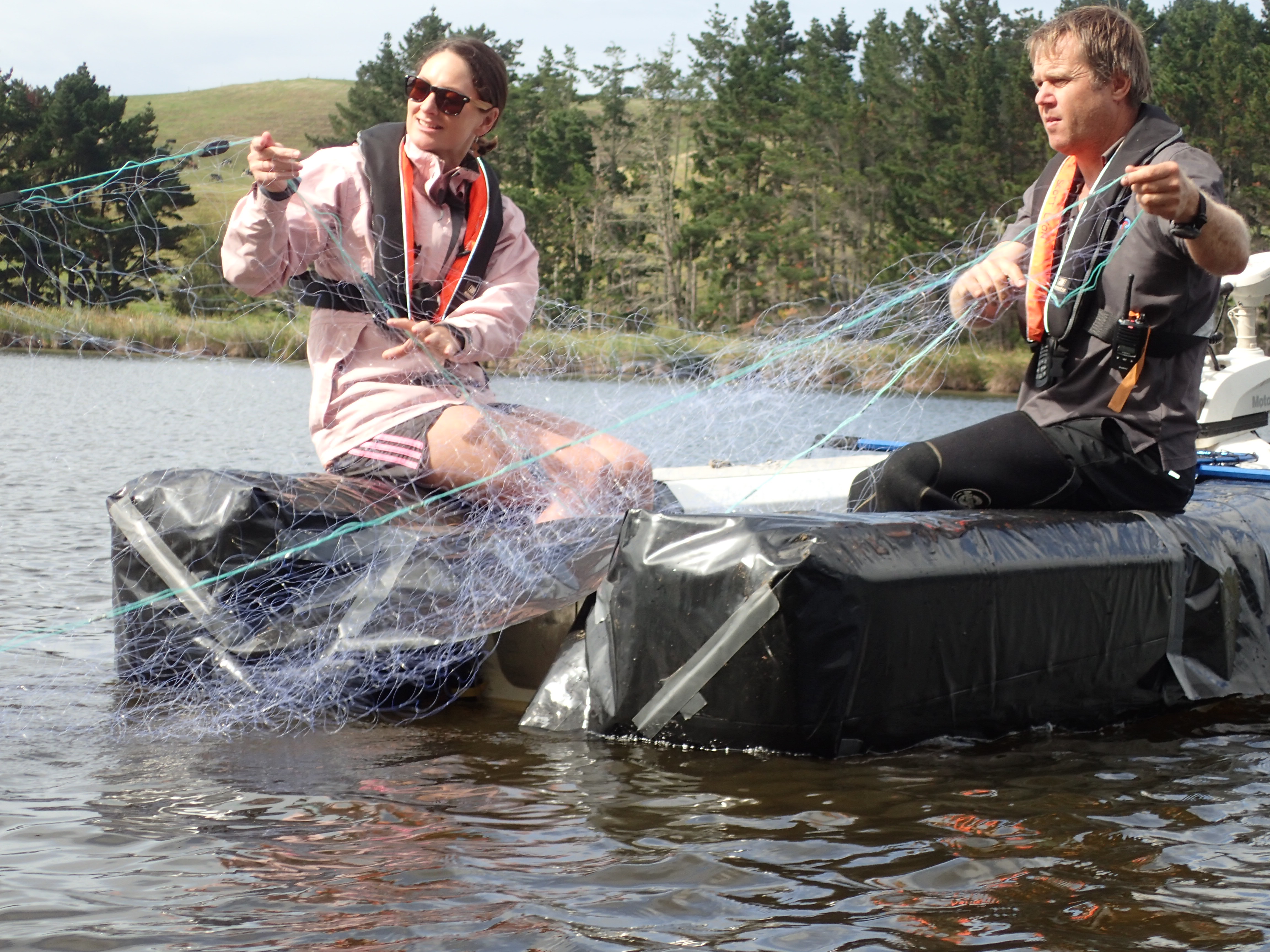 Rachel Drysdale on lake Swam