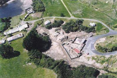 Maori and spa baths with Lake Tuwhakino at upper left. Photo courtesy of Tricia Scott.