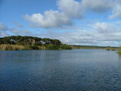 Lake Mokeno on the Poutō Peninsula.