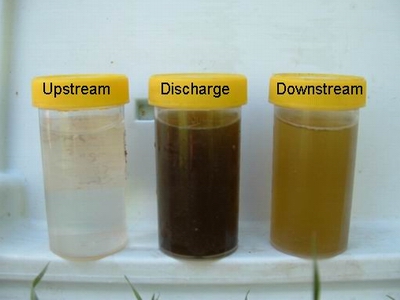 Water samples.