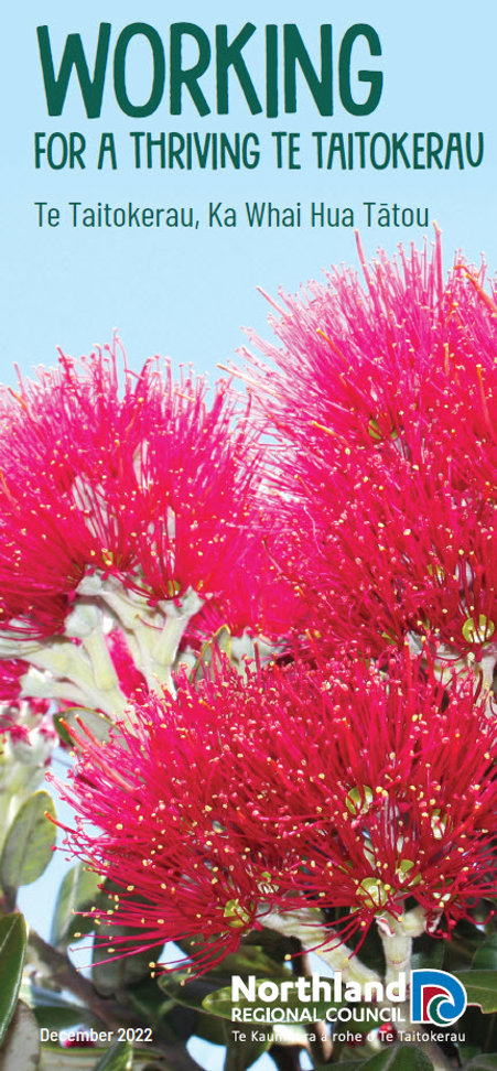 Pohutukawa flowers rates brochure cover.