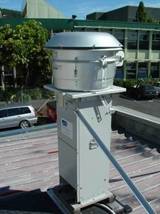 Photo of a high volume particulate matter air sampler.