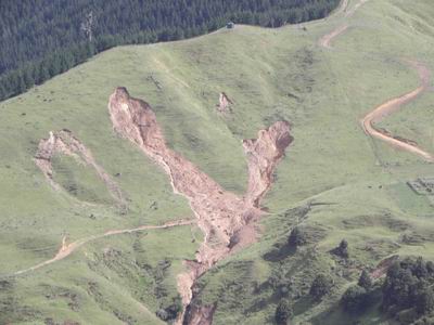 Erosion caused by Cyclone Wilma.