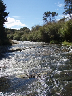 Photo 8: Hakaru River, upstream view. 