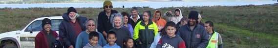 Community group at a planting day.