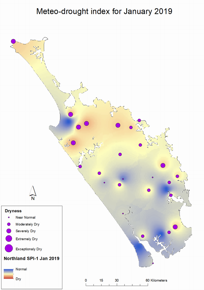 NRC SPI Index Maps Jan 2019