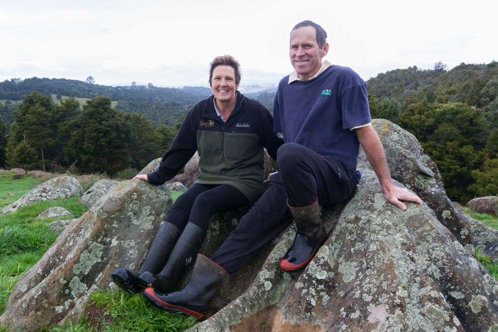 Two members of the Puketotara Landcare Group.