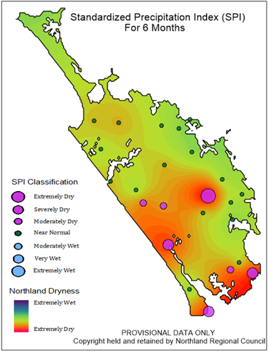 SPI Index Map 6 Mths End Aug 2021