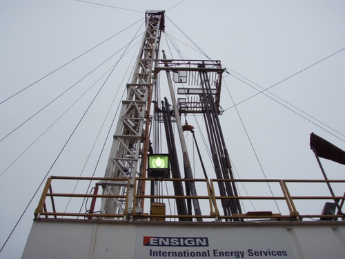 Geothermal rig - Ngawha Springs. 