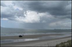 Thunderstorm activity on Northland's East coast.