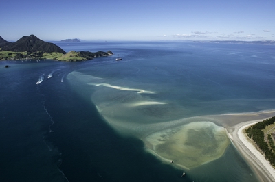 Whangarei Harbour entrance.