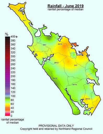 Rainfall June 2019