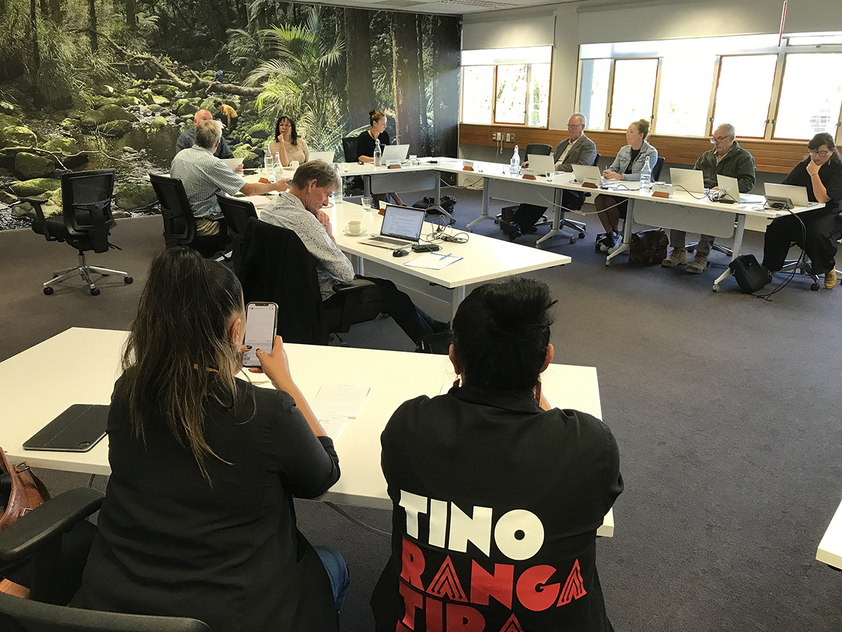 People around the table at a council meeting. Photo credit: Susan Botting.