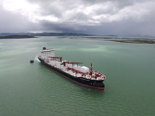 Cement ship (Photo Edward Fitzgerald).