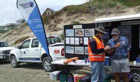 Education day at Bayley's beach.