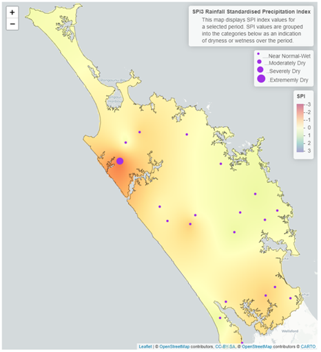 3 Month SPI  Standardised Precipitation Index  Map For August October 2023