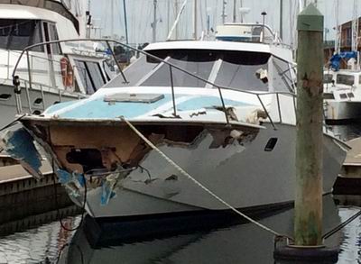 Lucky escape, Whangarei Harbour