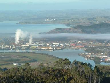 Industrial emissions in the Whangarei airshed.