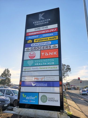 Kensington Crossing signage