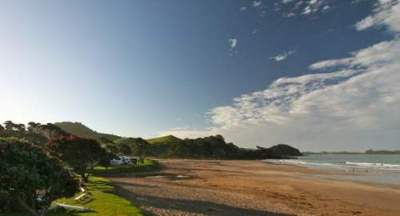 Description: Sandy Bay, on Northland's east coast (Photo: Bee Scene Photography). 