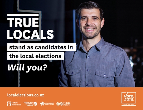 'True locals' advertisement.